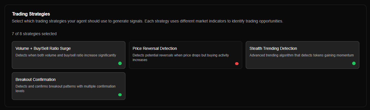 Nexgent Trading Strategies