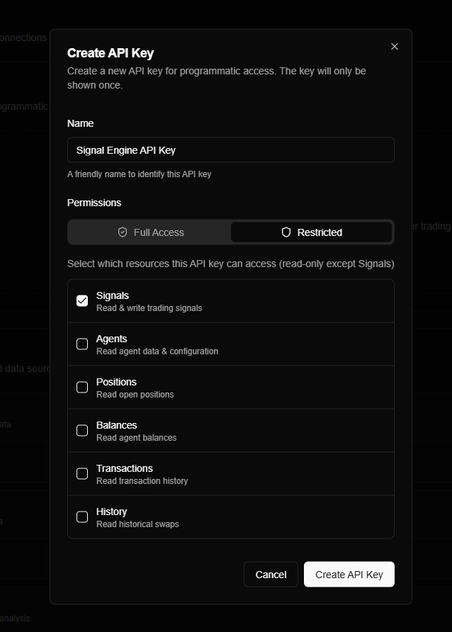 Trading Engine Integrations