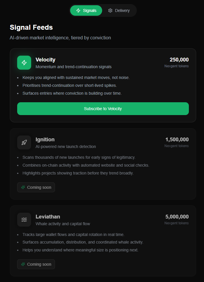 Subscribe to Signals